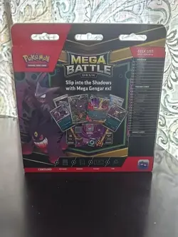 Mega Battle Deck - Mega Gengar ex Box Set Haunter Pokemon TCG (Sealed) New - Image 3