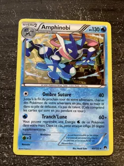 AMPHINOBI HOLO - POKEMON 40/122 XY 9 RUPTURE TURBO NEUF FR - Image 1