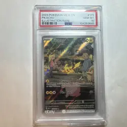 Pokemon Pikachu Scarlet & Violet 151 173/165 Illustration Rare Holo PSA 10 EN - Image 1