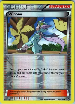 Winona 96/108 Uncommon - Pokemon TCG XY: Roaring Skies - Reverse Holo (LP) - Image 1