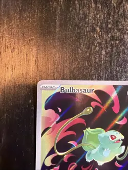 Pokemon Bulbasaur Full Art Holo Illustration Rare Me01: Mega Evolution 133/132 - Image 2