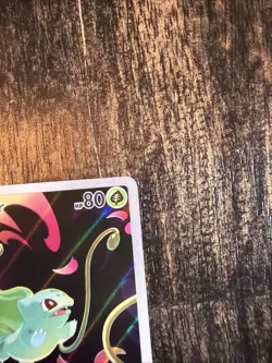 Pokemon Bulbasaur Full Art Holo Illustration Rare Me01: Mega Evolution 133/132 - Image 3