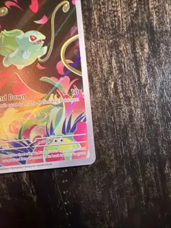 Pokemon Bulbasaur Full Art Holo Illustration Rare Me01: Mega Evolution 133/132 - Image 4