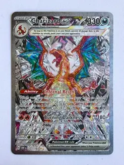 Pokemon Charizard Ex Super Illustration Rare Obsidian Flames 223/197 - Image 1