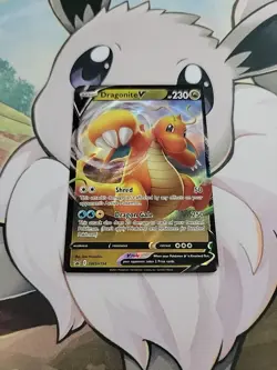 Pokemon TCG Dragonite V SWSH154 Black Star Promo W12 - Image 1