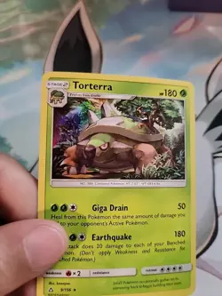 Torterra 9/156 HOLO RARE Pokemon SM Ultra Prism 2018 W14 - Image 2