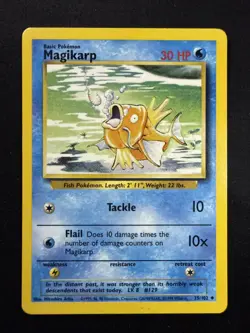 Magikarp #35/102 Base Set 1999 TCG LP Pokemon TCG - Image 1