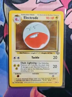 Electrode - 2/64 Jungle Holo Rare Pokemon Authentic Pokemon LP/MP Condition - Image 1