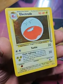 Electrode - 2/64 Jungle Holo Rare Pokemon Authentic Pokemon LP/MP Condition - Image 3