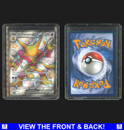 Alakazam ex 2024 Pokemon Paldean Fates Full Art Double Rare 215 - Image 3