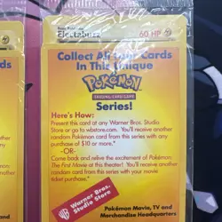 POKEMON - FIRST MOVIE BLACK STAR - PROMO - WOTC - 1999 - SET OF ALL 4 - SEALED - Image 3