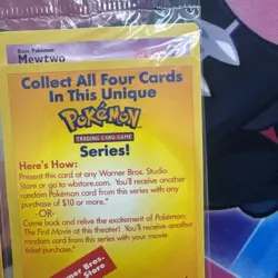 POKEMON - FIRST MOVIE BLACK STAR - PROMO - WOTC - 1999 - SET OF ALL 4 - SEALED - Image 4