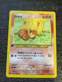 VULPIX COMMUNE - POKEMON 91/105 1ST NEO DESTINY NEUF/MINT - Image 1