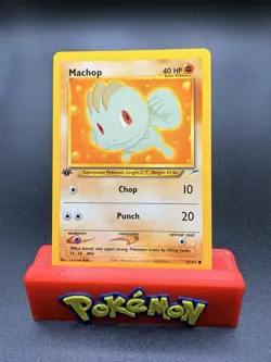 1st Edition Machop 73/105 - Neo Destiny - Near Mint Pokemon TCG NM - Image 1