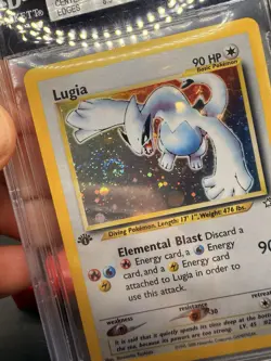 2000 POKEMON NEO GENESIS 1ST ED #9 LUGIA-HOLO BGS 8.5 VERY CLEAN Swirl - Image 2