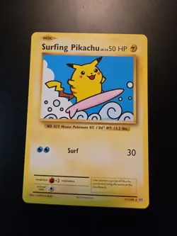 Pokemon Pikachu Surfing 111/108 XY Evolutions Secret Rare Nm - Image 1