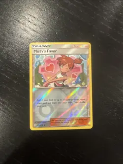 Pokemon TCG Misty's Favor 202/236 SM Unified Minds Reverse Holo Uncommon NM - Image 1