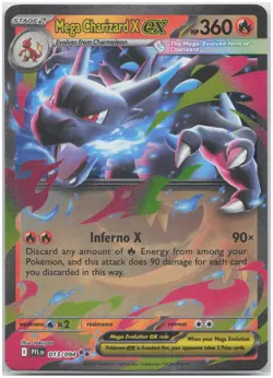Mega Charizard X ex - 013/094 PFL ME02: Phantasmal Flames NM - Pokemon TCG - Image 1