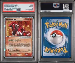 Pokemon Groudon ex EX Crystal Guardians Holo Ultra Rare #93 PSA 9 Mint - Image 3