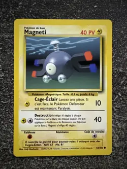 MAGNETI COMMUNE - POKEMON 53/102 SET DE BASE EDITION 2 NEUF ! - Image 1