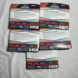 5 Pokemon TCG Prismatic Evolutions Tech Sticker Collection Set Lot Of 5 Sealed - Image 5