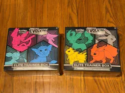 Pokemon Evolving Skies ETB Elite Trainer Box Sealed Set Of 2 - Image 1