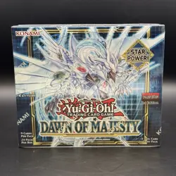 Yu-Gi-Oh! TCG Dawn of Majesty Booster Box 1st Edition FACTORY SEALED BOX English - Image 1