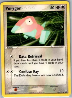 Porygon 47/112 Non Holo FireRed & LeafGreen - Pokemon Card - NM - Image 1