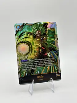 Dragon Ball Broly FB08-122 Secret Rare Saiyan's Pride English Card Fusion World - Image 1