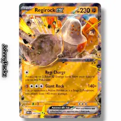 Regirock ex 101/182 - 2025 Destined Rivals Double Rare Holo Pokemon Card NM - Image 1