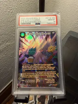 SSB Vegeta & SS Trunks Father Son Bonds SPR Dragon Ball Super Card Game PSA 10 - Image 1