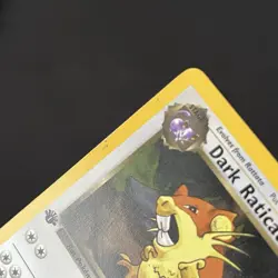 Dark Raticate 51/82 1st Edition Team Rocket Pokemon Card Pen Marks on Border - Image 3