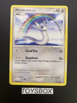 Carte Pokemon Minidraco 91/146 / Bloc DP Eveil Des Legendes / TBE FR - Image 2