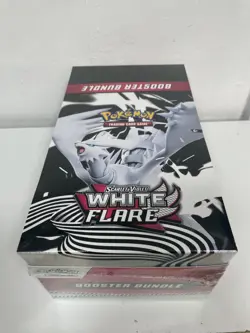 Pokemon TCG White Flare Booster Bundle Factory Sealed Display Case of 10 - Image 1