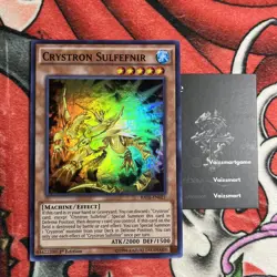 YuGiOh Crystron Sulfefnir RATE-EN021 Super Rare 1st Edition NM Meta Staple - Image 1