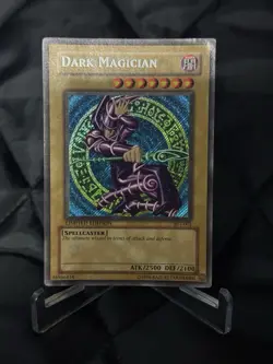 Yugioh TCG Dark Magician BPT-001 Secret Rare HOLO Limited Edition MP/HP Offers - Image 1