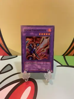 Yugioh Card Flame Swordsman LOB-EN003 Legend of Blue Eyes White Dragon Unlimited - Image 1
