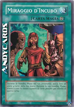 MIRAGGIO D'INCUBO • (Mirage Of Nightmare) • Comune • DB2 IT233 • Unl • Yugioh! - Image 1