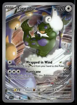 Tornadus 210 SVP SVP210 Pokemon Center Stamp Stamped Promo Pokemon Card (LP) - Image 1