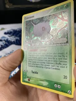 Pokemon Card Ex Legend Maker Cascoon 30/92 2006 Reverse Stamped Holo - Image 4