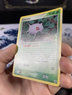 Pokemon Card Ex Legend Maker Cascoon 30/92 2006 Reverse Stamped Holo - Image 5