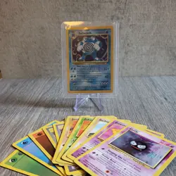 Vintage Holo Pokemon Card Bundle Poliwrath 13/102 💥 Custom Pack ⭐ WOTC 12 cards - Image 1