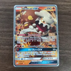 Heatran GX 25/236 - NM ULTRA RARE 2019 WOrld Championships - Pokemon TCG Card - Image 1