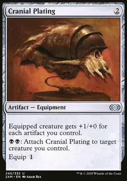 Magic the Gathering MTG Cranial Plating (245) Double Masters LP - Image 1