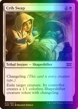 MTG Magic the Gathering Crib Swap (12/503) Double Masters NM FOIL - Image 1