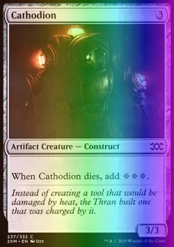 MTG Magic the Gathering Cathodion (237/415) Double Masters NM FOIL - Image 1