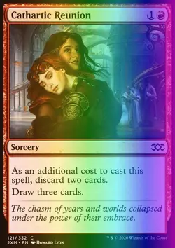 MTG Magic the Gathering Cathartic Reunion (121/415) Double Masters NM FOIL - Image 1