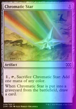 MTG Magic the Gathering Chromatic Star (239/503) Double Masters NM FOIL - Image 1