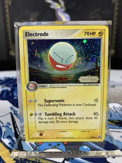 Pokemon Card Ex Legend Maker Electrode 32/92 2006 Reverse Stamped Holo - Image 1
