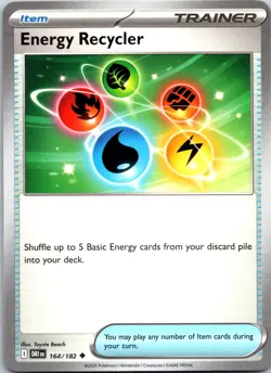 Energy Recycler #164/182 SV Destined Rivals Uncommon Pokemon 2025 TCG Card - Image 1